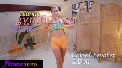 Don Diego - Chloe Chevalier gets creampied by fitness instructor Don Diego's tongue - sexu.com - France