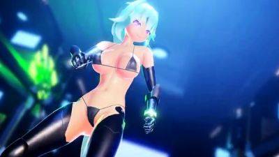 [MMD] Green Heart - Roll N Rock Hyperdimension Neptunia - drtuber