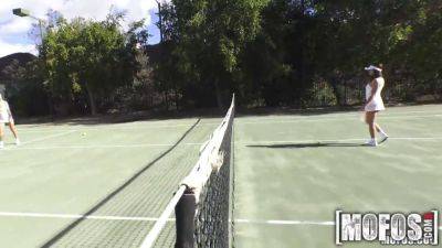 Watch this amateur Latina's tennis lesson POV-style with a hot blowjob and ass play - sexu.com