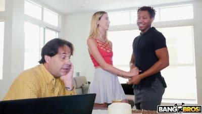 Haley Reed - Ricky Johnson - Secret Handjob From My Dad's Blonde Stepdaughter - porntry.com