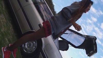 Twice Pissing Retro Car Tow Bar Before Orgasmic Fuck It 12 Min - hotmovs.com