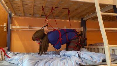 Suspended Hogtied Self Bondage - hdzog.com