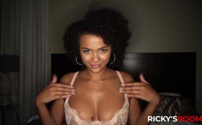 Alina Ali - Alina - Alina Ali - Pretty Ebony Chick In Nice Bed Action - Alina ali - xtits.com