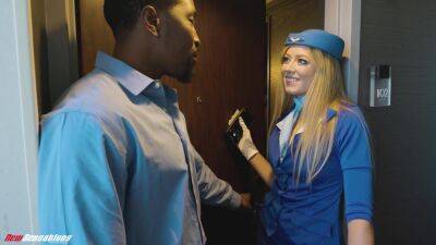 Isiah Maxwell - Stewardess rewards black pilot with a good fuck after a long flight - xbabe.com