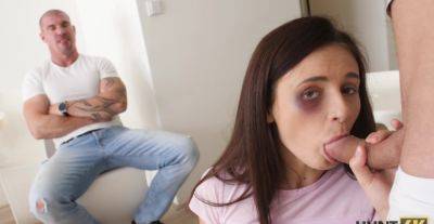 Needy y*** babe grants her stepdad perfect cuckold views - alphaporno.com - Russia